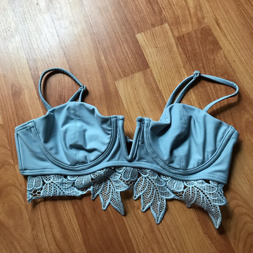 LA Hearts Small Bikini Top